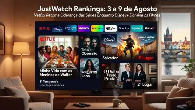 Netflix Retoma Liderança das Séries Enquanto Disney+ Domina os Filmes